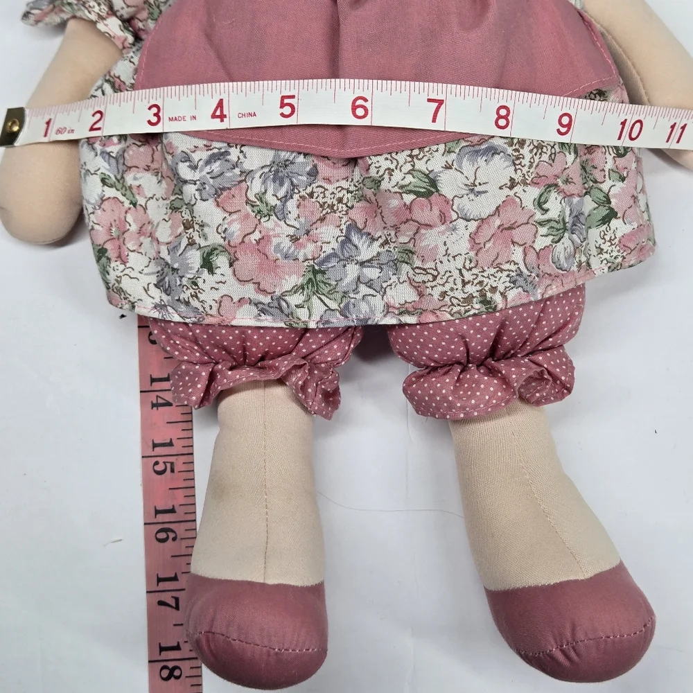 Commonwealth 1990 Softhearted Friends Curly Blonde Hair Girl Doll Large 29 Plush